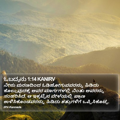 ಓಬದ್ಯನು 1:14 KANIRV Bible Verse Image