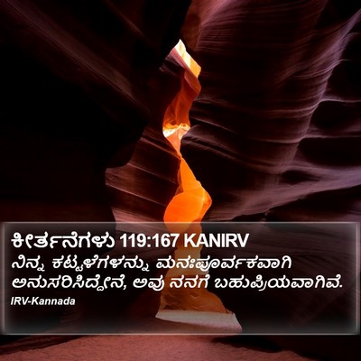 ಕೀರ್ತನೆಗಳು 119:167 KANIRV Bible Verse Image