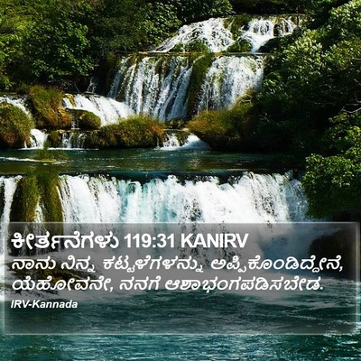 ಕೀರ್ತನೆಗಳು 119:31 KANIRV Bible Verse Image
