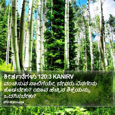 ಕೀರ್ತನೆಗಳು 120:3 KANIRV Bible Verse Image