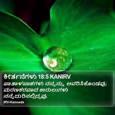 ಕೀರ್ತನೆಗಳು 18:5 KANIRV Bible Verse Image