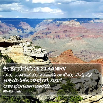 ಕೀರ್ತನೆಗಳು 25:20 KANIRV Bible Verse Image