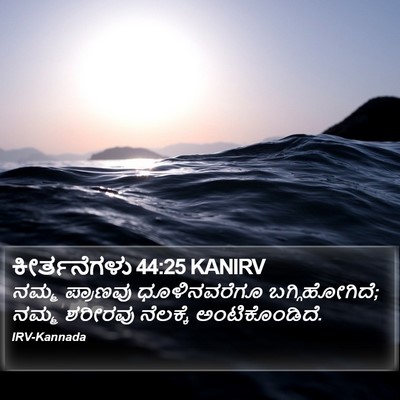 ಕೀರ್ತನೆಗಳು 44:25 KANIRV Bible Verse Image