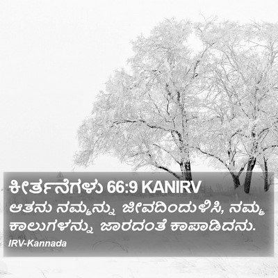 ಕೀರ್ತನೆಗಳು 66:9 KANIRV Bible Verse Image