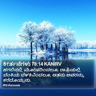 ಕೀರ್ತನೆಗಳು 78:14 KANIRV Bible Verse Image