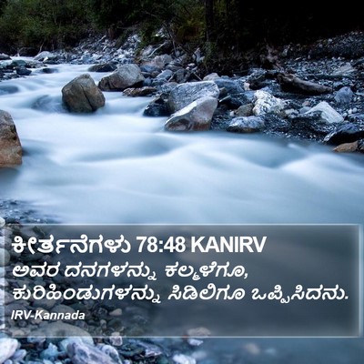 ಕೀರ್ತನೆಗಳು 78:48 KANIRV Bible Verse Image