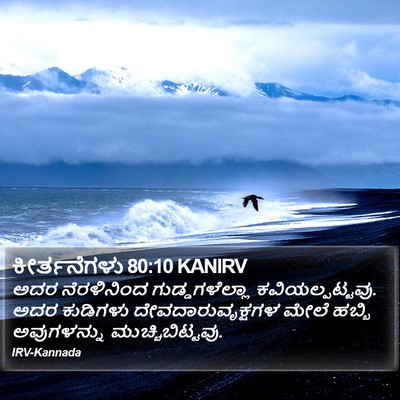 ಕೀರ್ತನೆಗಳು 80:10 KANIRV Bible Verse Image