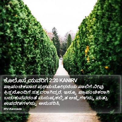 ಕೊಲೊಸ್ಸೆಯವರಿಗೆ 2:20 KANIRV Bible Verse Image