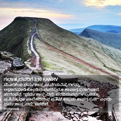 ಗಲಾತ್ಯದವರಿಗೆ 3:10 KANIRV Bible Verse Image