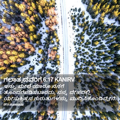 ಗಲಾತ್ಯದವರಿಗೆ 6:17 KANIRV Bible Verse Image