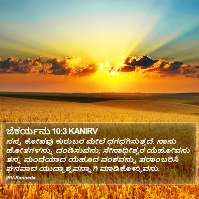 ಜೆಕರ್ಯನು 10:3 KANIRV Bible Verse Image