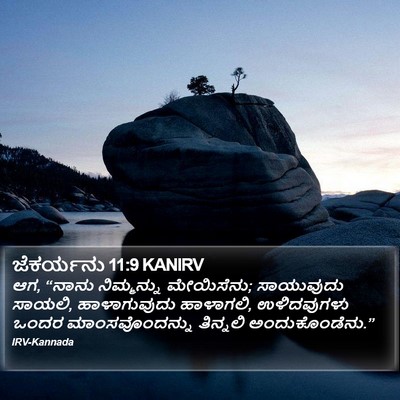 ಜೆಕರ್ಯನು 11:9 KANIRV Bible Verse Image
