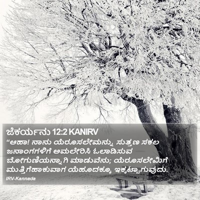 ಜೆಕರ್ಯನು 12:2 KANIRV Bible Verse Image