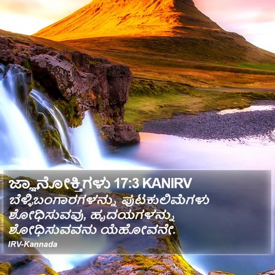 ಜ್ಞಾನೋಕ್ತಿಗಳು 17:3 KANIRV Bible Verse Image