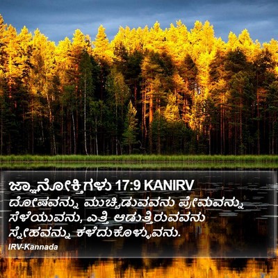 ಜ್ಞಾನೋಕ್ತಿಗಳು 17:9 KANIRV Bible Verse Image