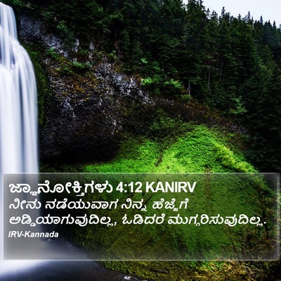 ಜ್ಞಾನೋಕ್ತಿಗಳು 4:12 KANIRV Bible Verse Image