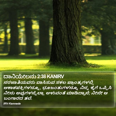 ದಾನಿಯೇಲನು 2:38 KANIRV Bible Verse Image