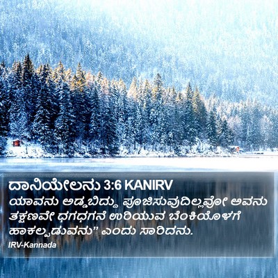 ದಾನಿಯೇಲನು 3:6 KANIRV Bible Verse Image