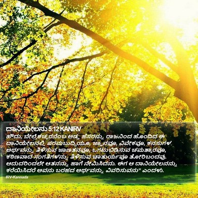 ದಾನಿಯೇಲನು 5:12 KANIRV Bible Verse Image