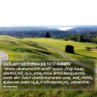 ಧರ್ಮೋಪದೇಶಕಾಂಡ 13:17 KANIRV Bible Verse Image