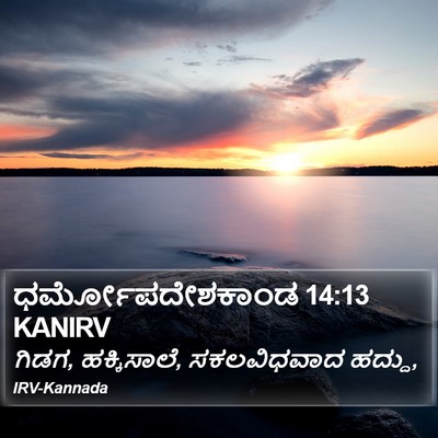 ಧರ್ಮೋಪದೇಶಕಾಂಡ 14:13 KANIRV Bible Verse Image