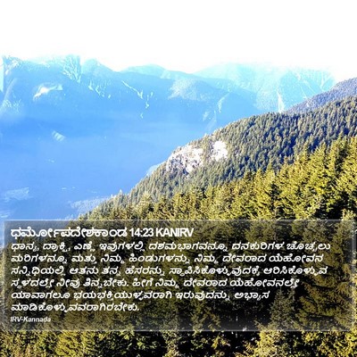 ಧರ್ಮೋಪದೇಶಕಾಂಡ 14:23 KANIRV Bible Verse Image