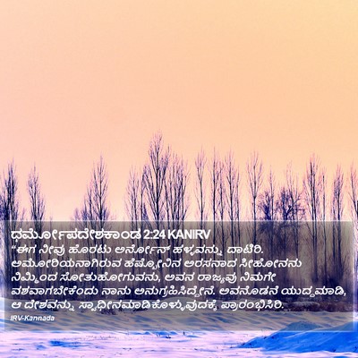 ಧರ್ಮೋಪದೇಶಕಾಂಡ 2:24 KANIRV Bible Verse Image