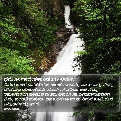 ಧರ್ಮೋಪದೇಶಕಾಂಡ 3:19 KANIRV Bible Verse Image