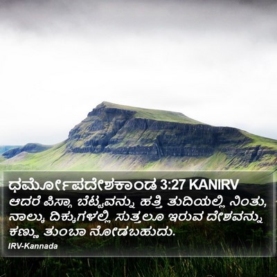 ಧರ್ಮೋಪದೇಶಕಾಂಡ 3:27 KANIRV Bible Verse Image