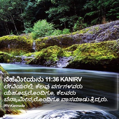 ನೆಹೆಮೀಯನು 11:36 KANIRV Bible Verse Image
