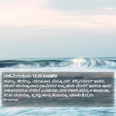 ನೆಹೆಮೀಯನು 12:25 KANIRV Bible Verse Image