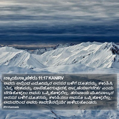 ನ್ಯಾಯಸ್ಥಾಪಕರು 11:17 KANIRV Bible Verse Image