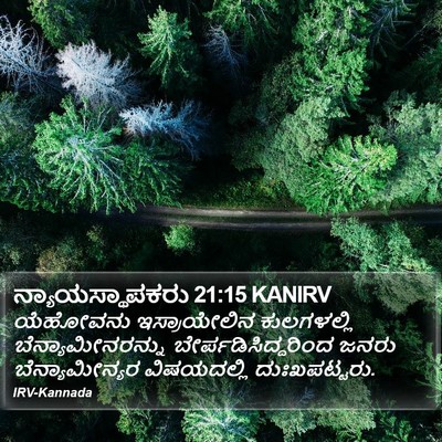 ನ್ಯಾಯಸ್ಥಾಪಕರು 21:15 KANIRV Bible Verse Image
