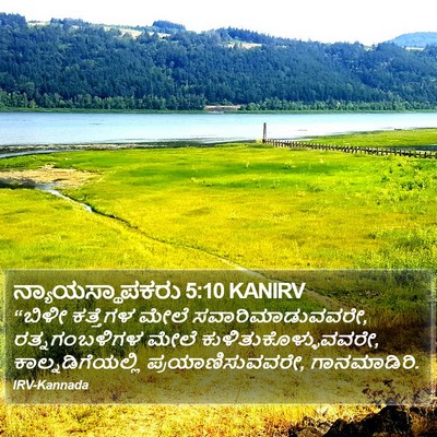 ನ್ಯಾಯಸ್ಥಾಪಕರು 5:10 KANIRV Bible Verse Image