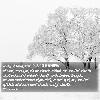 ನ್ಯಾಯಸ್ಥಾಪಕರು 8:10 KANIRV Bible Verse Image