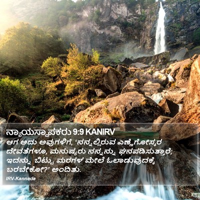 ನ್ಯಾಯಸ್ಥಾಪಕರು 9:9 KANIRV Bible Verse Image