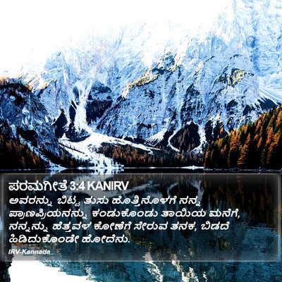 ಪರಮಗೀತೆ 3:4 KANIRV Bible Verse Image