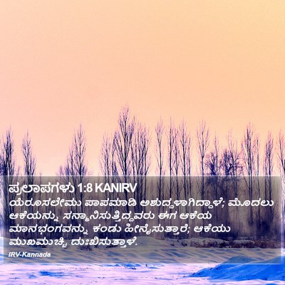 ಪ್ರಲಾಪಗಳು 1:8 KANIRV Bible Verse Image