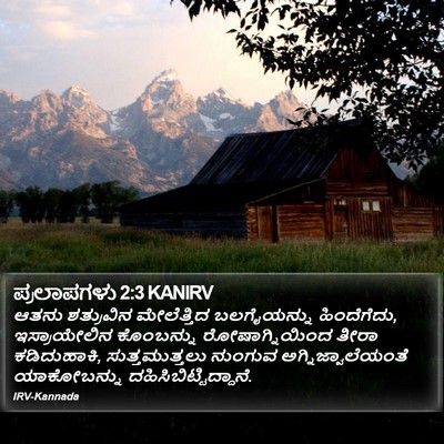 ಪ್ರಲಾಪಗಳು 2:3 KANIRV Bible Verse Image