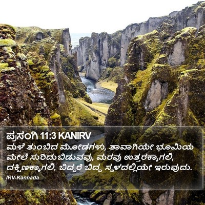 ಪ್ರಸಂಗಿ 11:3 KANIRV Bible Verse Image
