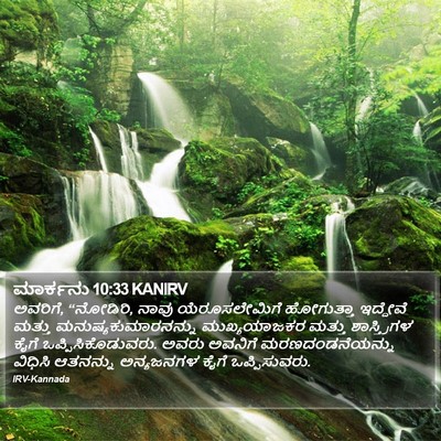 ಮಾರ್ಕನು 10:33 KANIRV Bible Verse Image