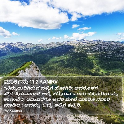 ಮಾರ್ಕನು 11:2 KANIRV Bible Verse Image