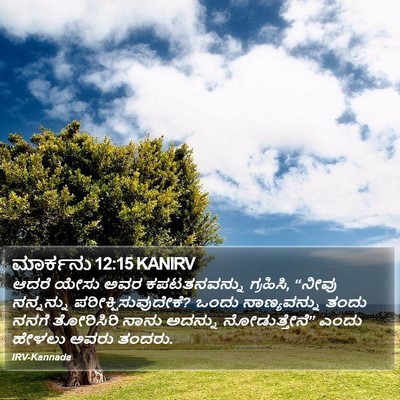 ಮಾರ್ಕನು 12:15 KANIRV Bible Verse Image
