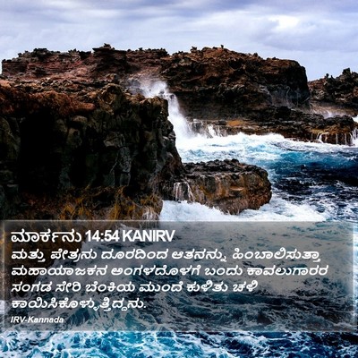 ಮಾರ್ಕನು 14:54 KANIRV Bible Verse Image