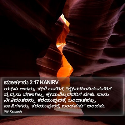ಮಾರ್ಕನು 2:17 KANIRV Bible Verse Image