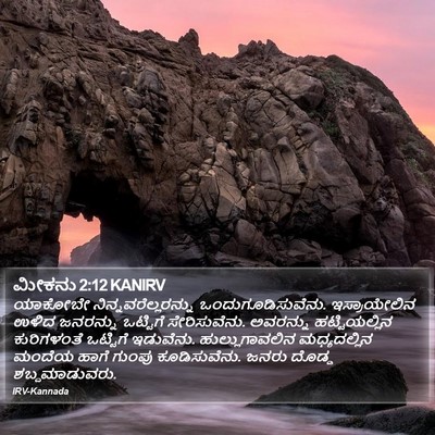 ಮೀಕನು 2:12 KANIRV Bible Verse Image
