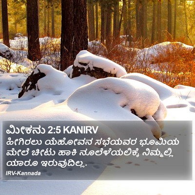 ಮೀಕನು 2:5 KANIRV Bible Verse Image