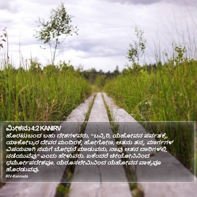 ಮೀಕನು 4:2 KANIRV Bible Verse Image