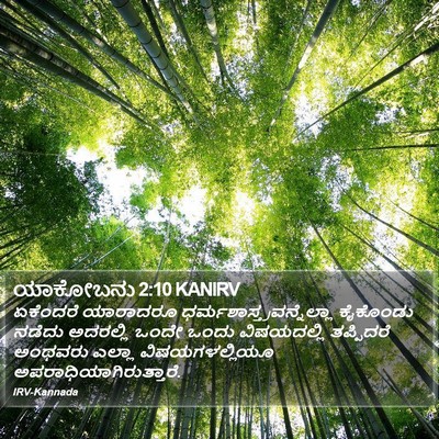 ಯಾಕೋಬನು 2:10 KANIRV Bible Verse Image