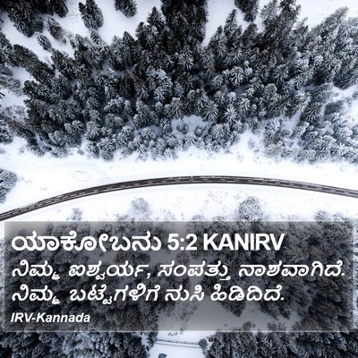 ಯಾಕೋಬನು 5:2 KANIRV Bible Verse Image